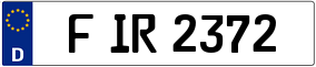 Truck License Plate